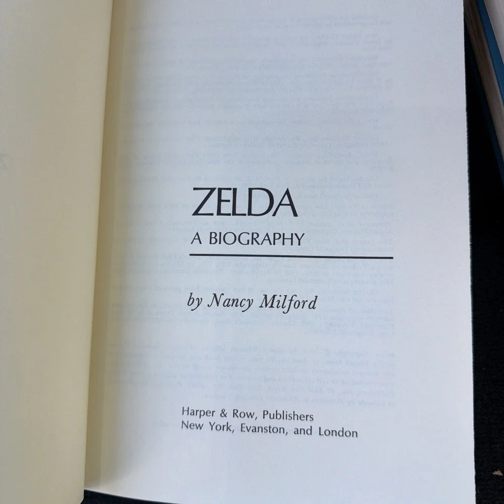 Zelda‎ : A Biography by Nancy Milford 1970 VG Hcdj Bce Vintage Fitzgerald Gatsby